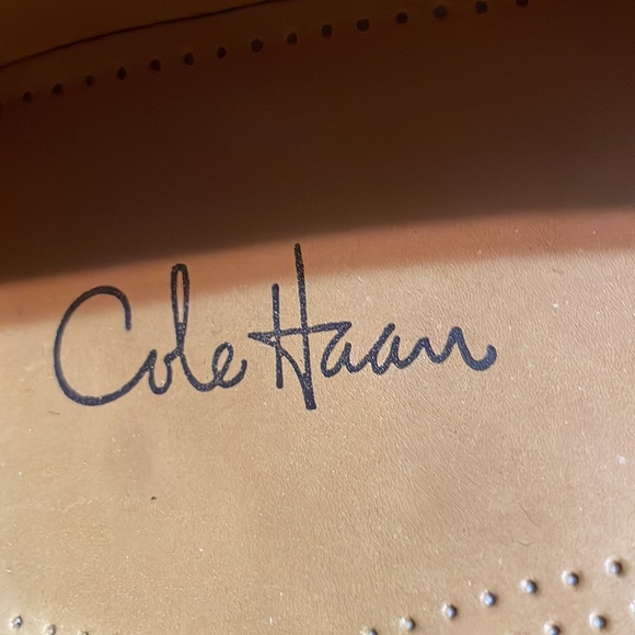 🎉2X HP🎉Cole Haan Pinch Penny Black Leather Dress Shoes - Picture 7 of 10